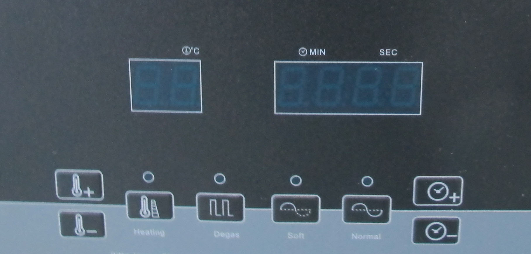 Digitales Bedienpanel der qteck GS Digital-Serie